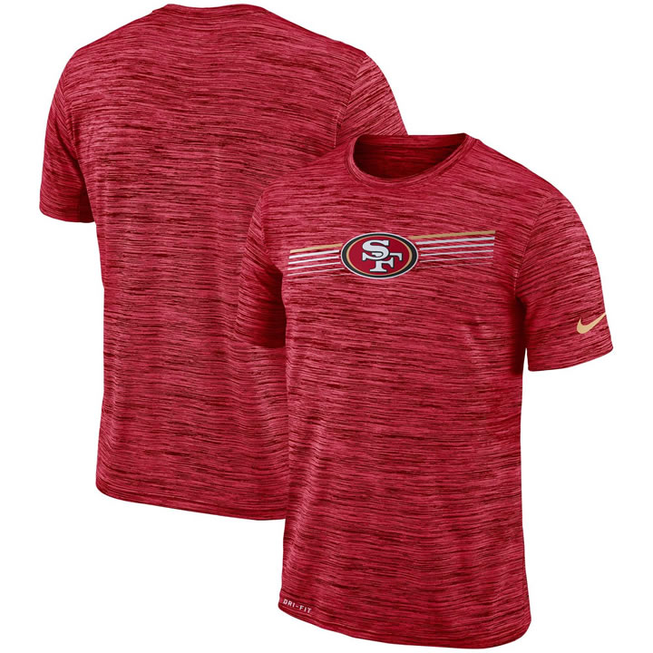 San Francisco 49ers Nike Sideline Velocity Performance T-Shirt Heathered Scarlet,We sell and wholesale San Francisco 49ers Nike Sideline Velocity Performance T-Shirt Heathered Scarlet on line form chian!